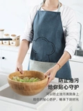 Водонепроницаемый милый фартук, японский модный рабочий нагрудник, в корейском стиле