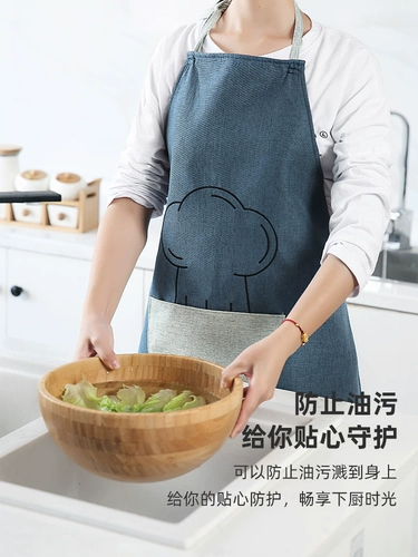Водонепроницаемый милый фартук, японский модный рабочий нагрудник, в корейском стиле