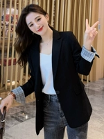 Пиджак классического кроя для отдыха, весенний короткий топ, популярно в интернете, в корейском стиле, в британском стиле, коллекция 2022, подходит для подростков