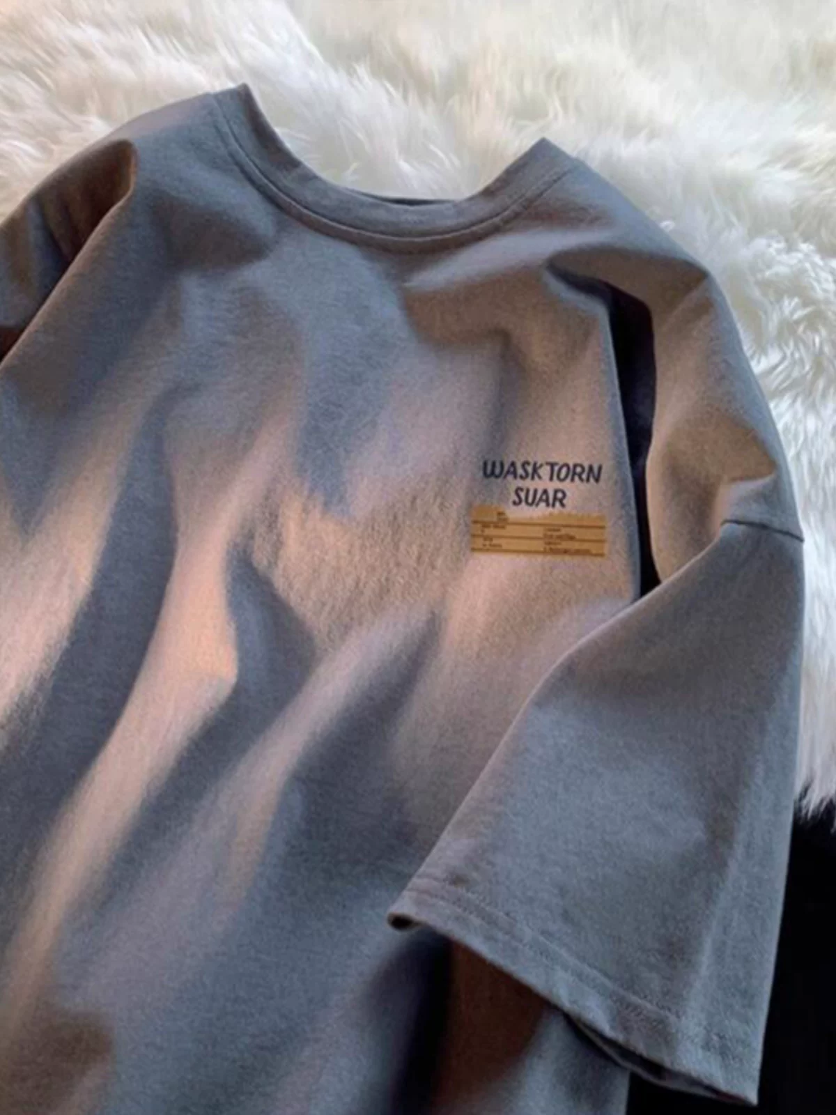 Бренд экспорт экспортный счет withdrawal и leakage ~ стиль Гонконг тяжелый хлопок fashion бренд мужские и женские футболки с коротким рукавом