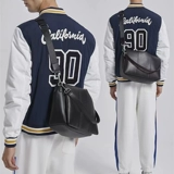 Трендовая минималистичная вместительная и большая сумка через плечо, ноутбук, сумка на одно плечо для отдыха, из натуральной кожи, в корейском стиле