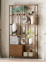 Bogu рама сплошная древесина, китайский стиль многоэтажный шкаф шкаф шкаф чайная рама офис антикварный книжный рамка антикварный шельф