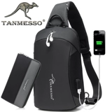 Мужская нагрудная сумка, тканевый мужской рюкзак, сумка через плечо, 2019