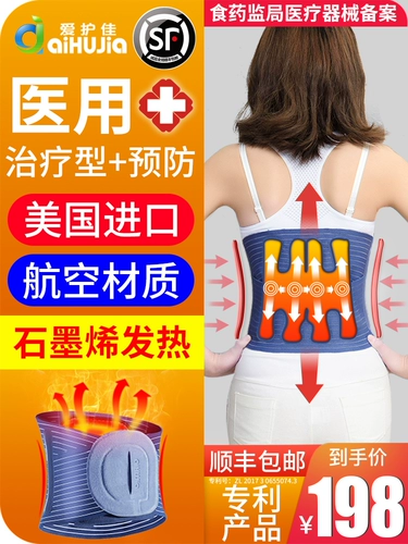 Медицинский поясной поясной поясничный поясничный поясничный поясничный протоколдром поясничной мышцы и тепло, самопроизвольно нагревание обработки на талии