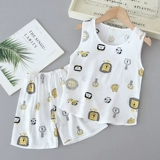 Детская летняя пижама, летний жилет, детский комплект для мальчиков