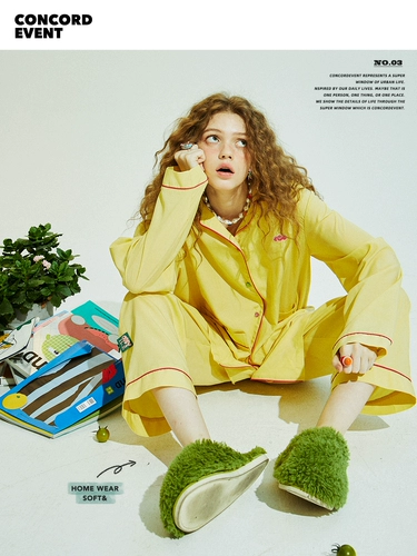 Лонгслив для отдыха, пижама, комплект, осенний, свободный крой