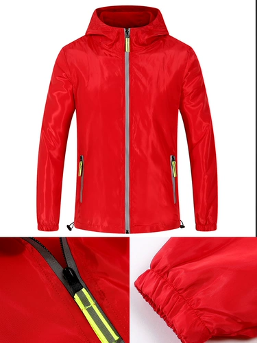 Демисезонный элитный цветной ветрозащитный водонепроницаемый плащ, осенний лонгслив, куртка с капюшоном, комбинезон, делается под заказ, с печатью вашего логотипа