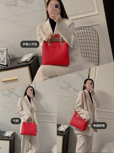 Красная сумка через плечо для невесты, сумка на одно плечо