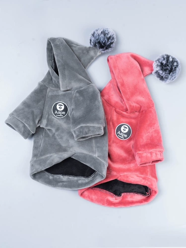 Собака и собака плюшевая одежда маленькая собака щенка кошачьи бары медведь фаната Dougki Dogs осень и зимний свитер.