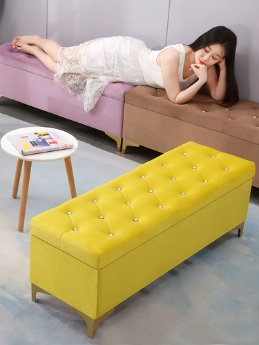 Легкий роскошный обувь -стул домашний кровать хвост хвост стул спальня с длинной табурет