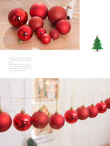 Рождественский декоративный цвет мяч подвесной рождественская елка Пакет розовый большой рождественский бал подвеска.