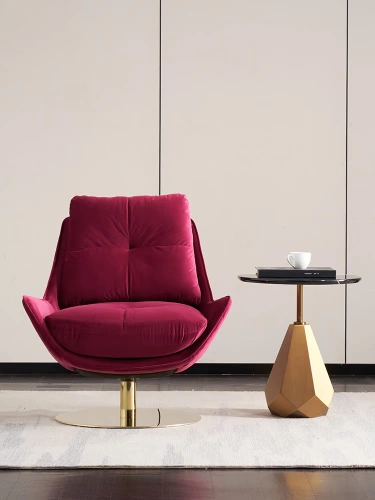 Современная и минималистичная ткань, дизайнерский крутящийся диван для отдыха, тигр