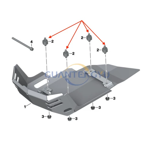 Подходит для BMW F650GS F700GS F800GS 08-18 Модифицированная защитная крышка двигателя защитная крышка шасси