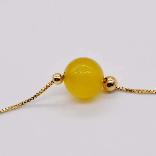 Силиконовые глянцевые бусины, 14 карат