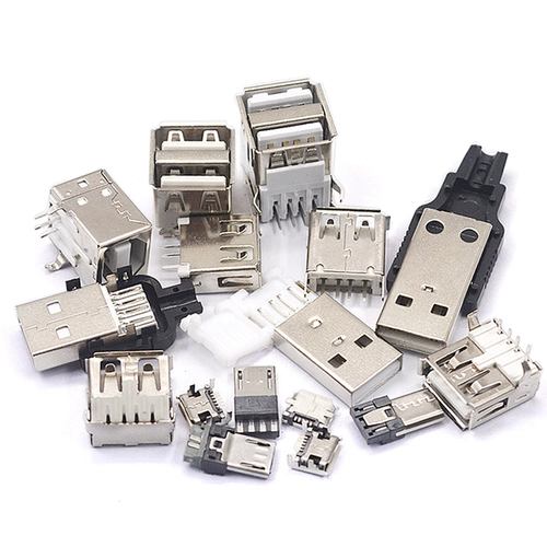 USB-светящая головка Type-C Квадратный порт Порт Micro соединяющий разъем Type B Mini-USB