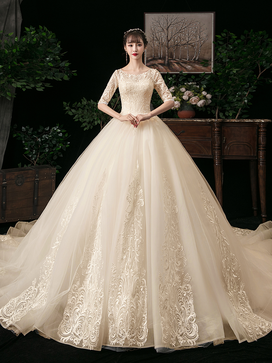 White demi-season starry sky for bride, new collection, suitable for teen