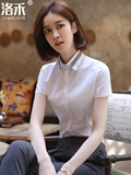 Сексуальная белая летняя рубашка, в корейском стиле, сезон 2021, в западном стиле