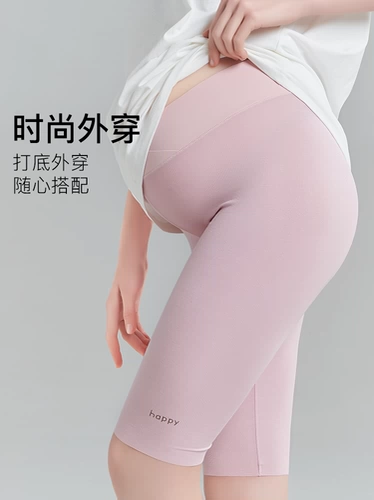 Безопасные тонкие штаны для беременных, защитное белье, летние леггинсы, шорты, осенняя летняя одежда, свободный крой
