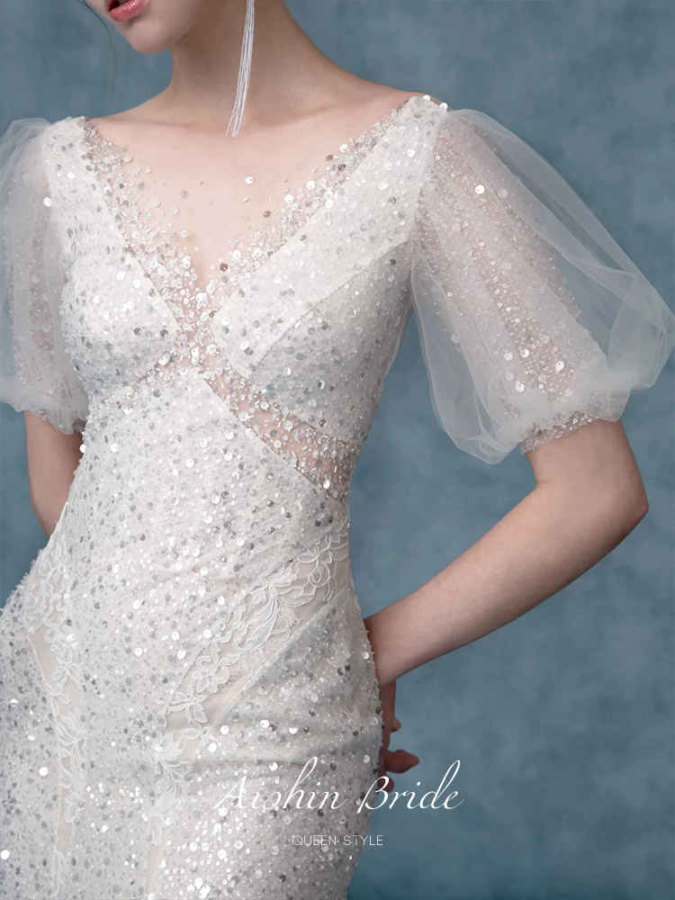 Wedding dress, elite evening dress for bride, 