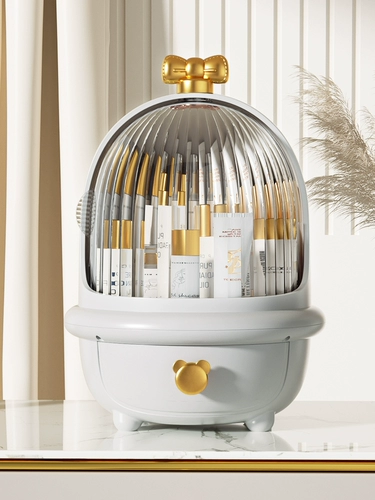 Настольная коробка для хранения, вместительный и большой туалетный столик, популярно в интернете