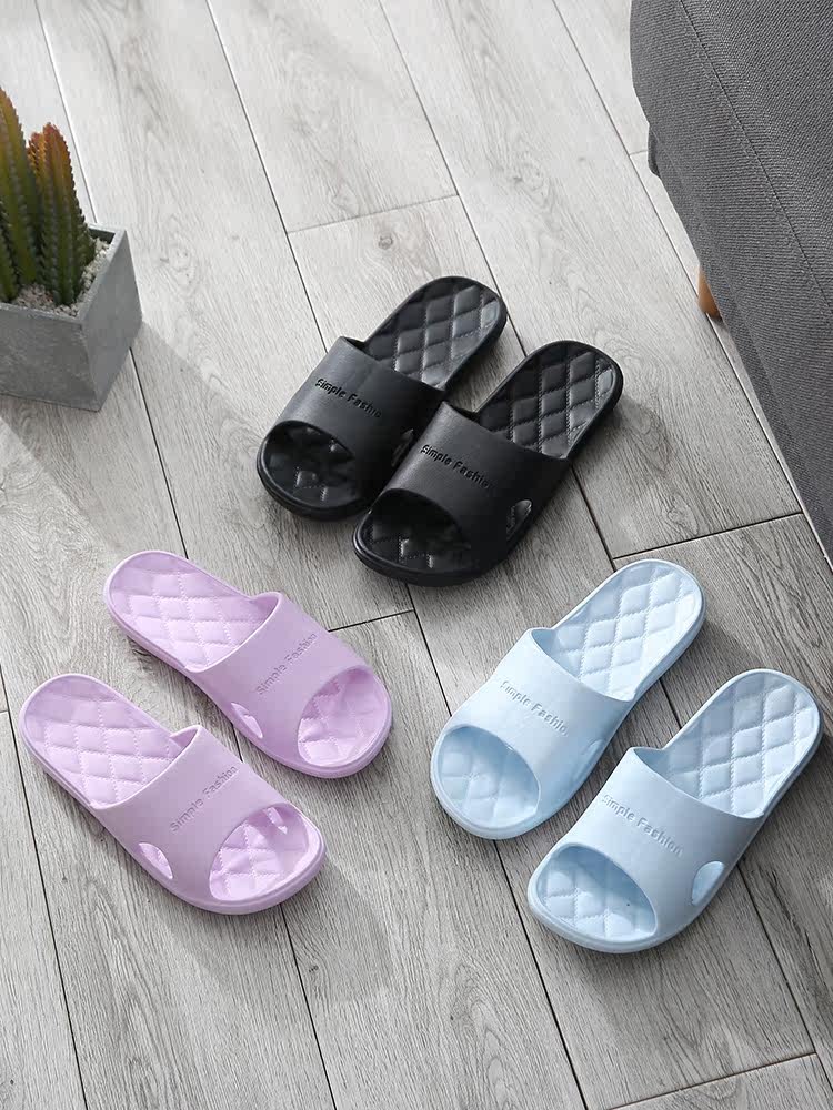 Non-slip slippers for bath, soft sole