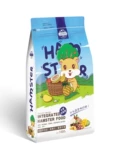 Hamsk Grain Main Food Staple Staple Hamster Snack Hamster Food поставляется золотодо золото медвежье фрукты с фруктами 1 кг