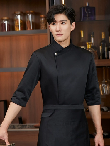 Черный цветной демисезонный комбинезон, увеличенная толщина