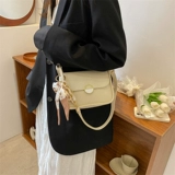 Универсальная квадратная летняя трендовая элитная модная сумка через плечо с бантиком, 2022 года