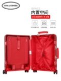 Универсальный чемодан для путешествий, красная брендовая коробка, популярно в интернете, 20 дюймов