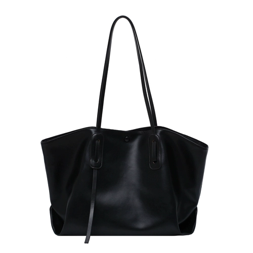 Вместительная и большая трендовая сумка на одно плечо, универсальная модная льняная сумка, популярно в интернете