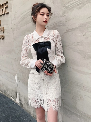 Белое кружевное вечернее платье, подходит для подростков, по фигуре