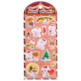 Рождественская детская трехмерная качалка, наклейка для пожилых людей, мультяшный мобильный телефон, милые наклейки