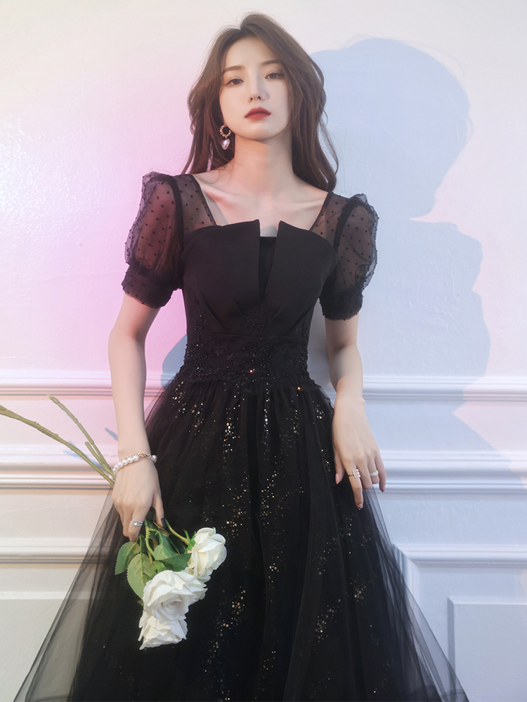 Evening dress, black elite advanced skirt, bright catchy style, 2023 collection, suitable for teen, high-quality style Evening dress, black elite advanced skirt, bright catchy style, 2023 collection, suitable for teen, high-quality style