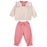 Комплект с бантиком, рубашка, штаны, коллекция 2022, осенний