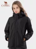 Уличная съемная альпинистская утепленная ветрозащитная демисезонная куртка подходит для мужчин и женщин, «три в одном»