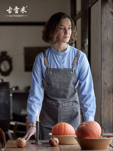 古雷米 Летний кофейный лонгслив для работы подходит для мужчин и женщин