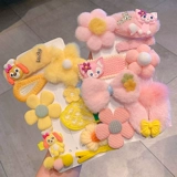 Демисезонная заколка для волос, челка, заколка-крабик, детский аксессуар для волос, милые шпильки для волос