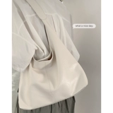 Серебряная летняя сумка через плечо, трендовая универсальная льняная сумка, вместительная и большая сумка на одно плечо, Южная Корея