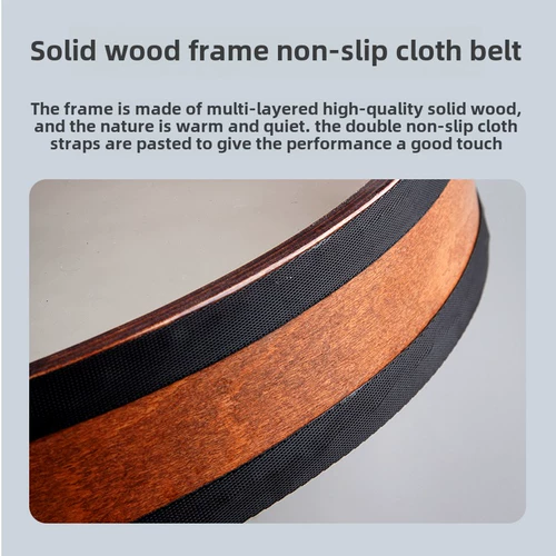 Двухсторонний волновой барабан натуральный звуковой терапия Профессиональная медитация звук физиотерапия музыка