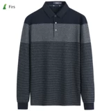 Хлопковый осенний лонгслив, футболка polo