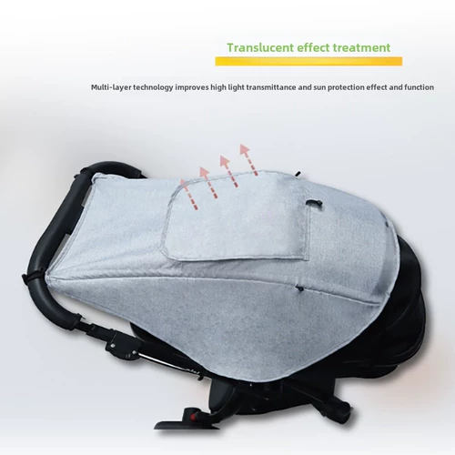 Ультрафиолетовая детская ветрозащитная дышащая коляска с аксессуарами, защита от ультрафиолета, защита транспорта