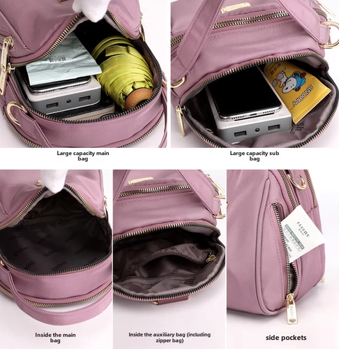 Вместительный и большой рюкзак, нейлоновая маленькая универсальная сумка через плечо, ткань оксфорд