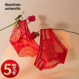 Красный чай улун Да Хун Пао, кружевные трусы, хлопковые штаны, антибактериальные сексуальные шорты, средняя посадка