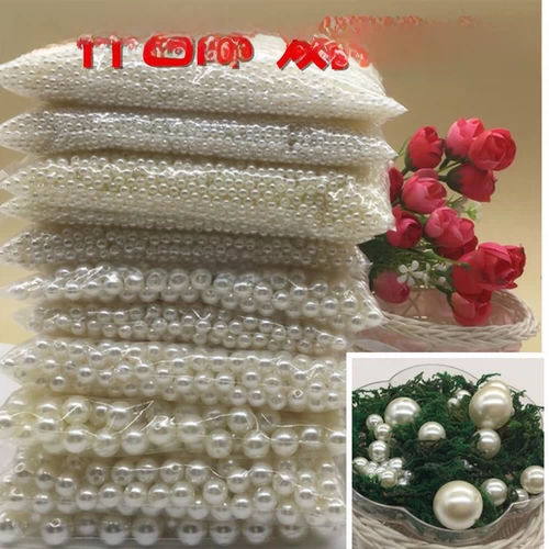 Браслет из бисера ручной работы, бусины, белые аксессуары из жемчуга, 4-20мм