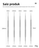 Глина из нержавеющей стали, лайнер для создания линий, комплект, «сделай сам», 5 шт