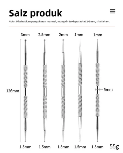 Глина из нержавеющей стали, лайнер для создания линий, комплект, «сделай сам», 5 шт