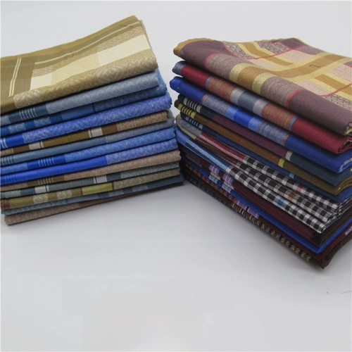 Хлопковый мягкий старомодный носовой платок, 100% хлопок, для среднего возраста, впитывает пот и запах