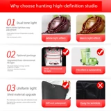 Dimmable светодиодный маленький студийный настройка съемки светлой светлой световой коробки мини -таобао заполнить свет простые фото реквизит