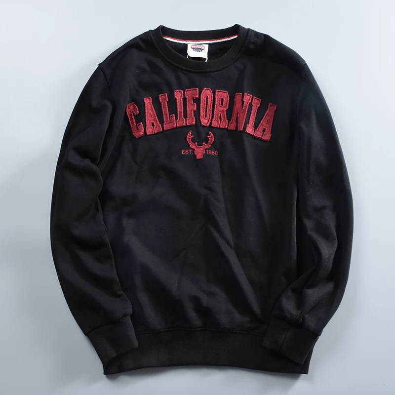 (Cross-border trading), patch, demi-season men's base body-friendly sweatshirt, European style, American style