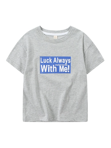 小象汉姆 Летняя одежда, летняя футболка с коротким рукавом, подходит для подростков, в корейском стиле, в западном стиле